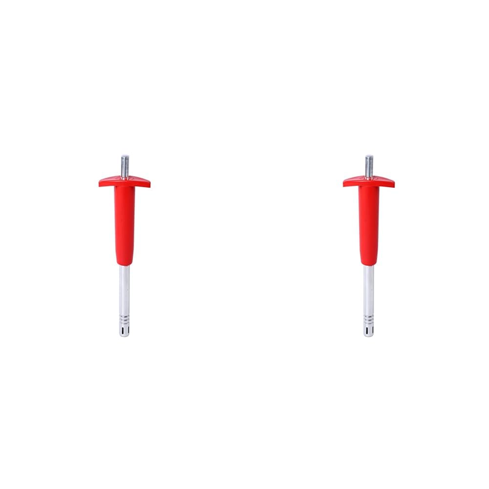 Wonderchef Stainless Steel Gas Igniter, Long Lasting, Rust Proof, Unbreakable, Soft & Long Grip, Red (Pack of 2)