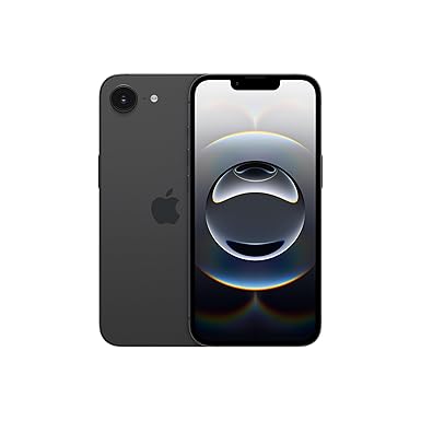 Apple iPhone 16e 256 GB: Built for Apple Intelligence, A18 Chip, Supersized Battery Life, 48MP Fusion. Camera, 15.40 cm (6.1″) Super Retina XDR Display; Black