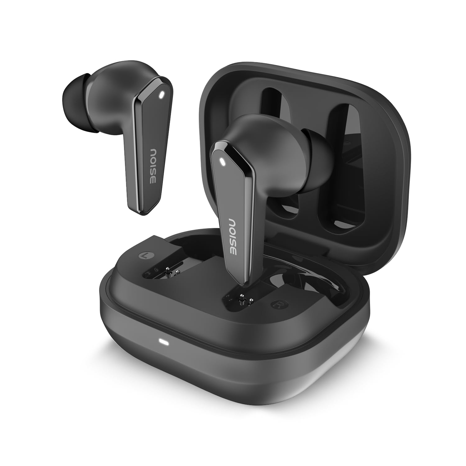Noise Buds N1 Truly Wireless Earbuds with Chrome Finish, 40H of Playtime, Quad Mic with ENC, Ultra Low Latency Gaming (Up to 40 Ms), Instacharge(10 Min=120 Min), Bluetooth V5.3