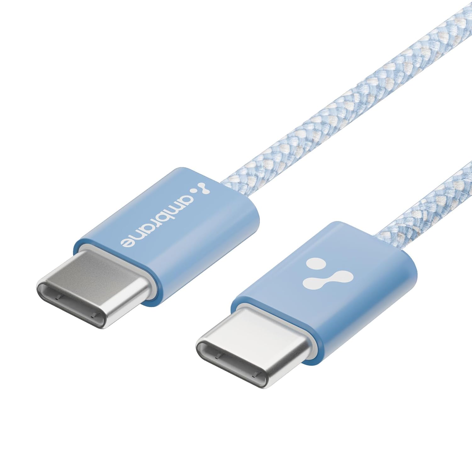 Ambrane 60W Type-C Fast Charging Cable for Smartphones, Tablets, Laptops, iPhone 15 & Other Devices, PD Technology, 480Mbps Data Sync, 1.2M (ABCC-60, Blue)