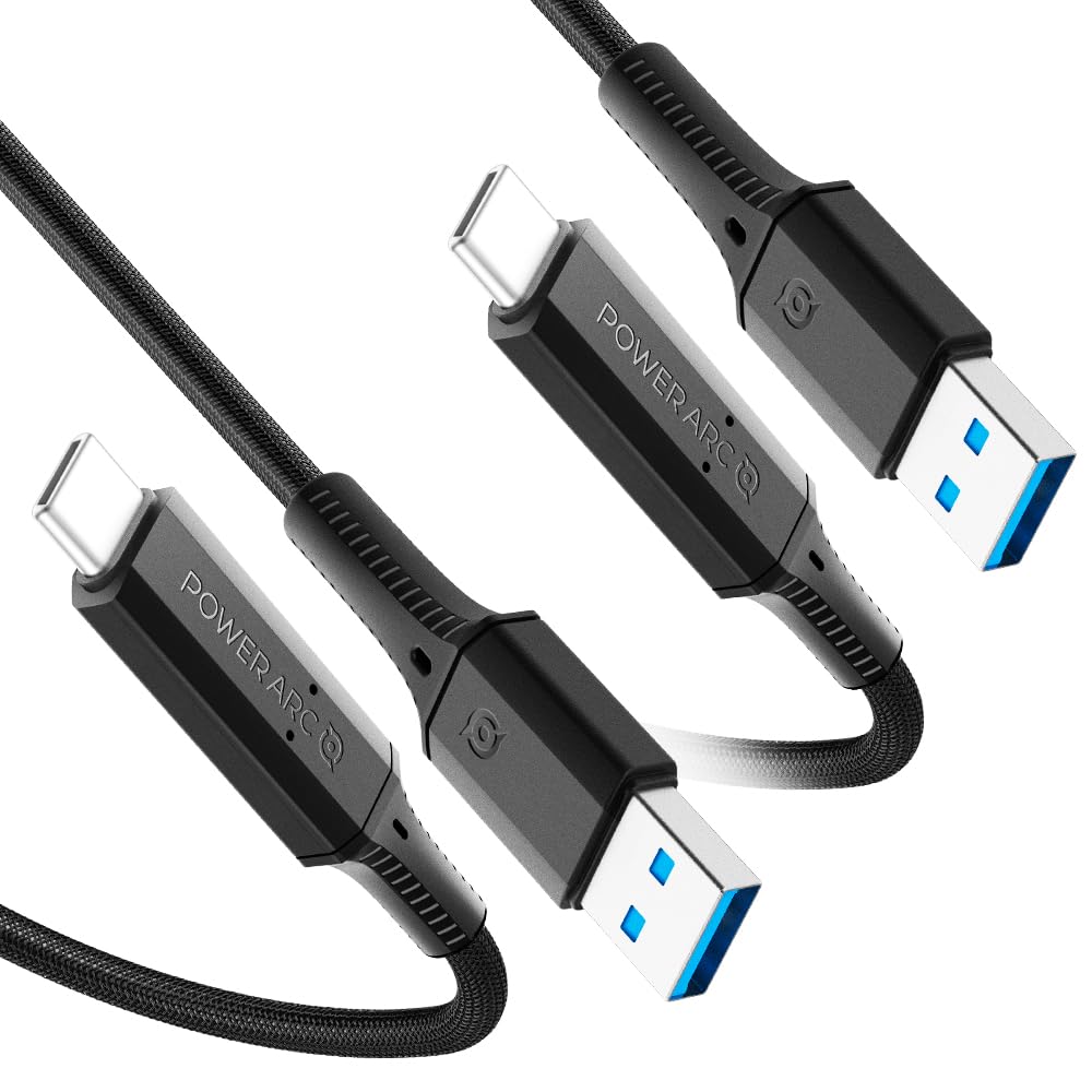 Spigen USB-A to C Cable 2-Pack [60W / 5Gbps Quick Charging] Compatible with iPhone 17/16/15, Galaxy S/A/Z/Note Series, OnePlus 8+, Xiaomi, Realme with Type C – 1M, Black
