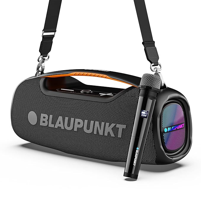 Blaupunkt Atomik Knightz 100W King of Boombox I Thumping Bass |Class Battery 15,600mAh
