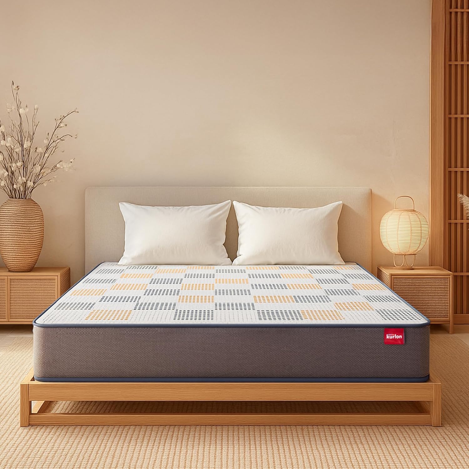Kurl-On Dual Mattress | Dual Comfort | Soft & Firm Support | Dual Reversible Mattress | High Resilience (HR) Foam | Single Size Bed Mattress | 72X36X4 | 10 Yrs Warranty